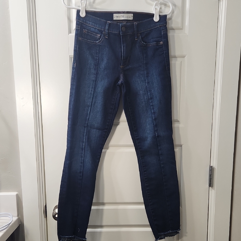 GAP Women's Deep Indigo Skinny Jeans